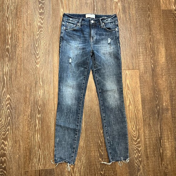 Stonefield Sloan Ankle Distressed Jeans – Size 25 x 27 - Picture 1 of 12